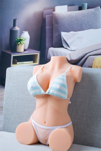 Upper Body Big Tits Torso Height 42 cm Three Size 62*41*68cm Weight 6.5 kg TPE Material Love Doll