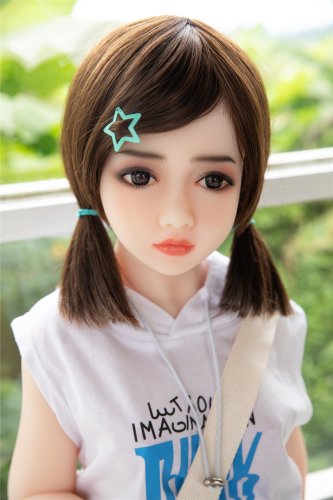 Cute Sister Aya 130cm Medium Tits Face Love Doll Luxury TPE Doll Japanese Voice