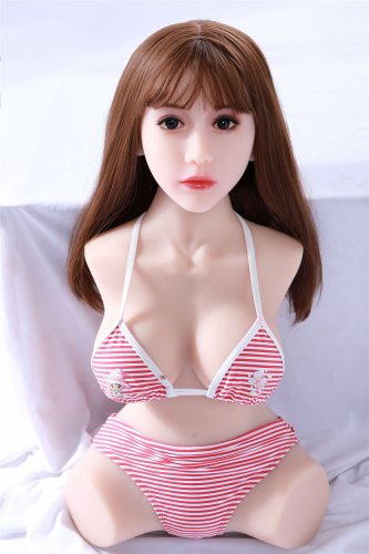 Upper Body Aono Wind Height 65 cm Three Size 69*47*87 cm Weight 13 kg Big Boobs Beauty Torso TPE Material Real Love Doll
